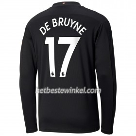 Manchester City Kevin De Bruyne 17 Voetbalshirts Uit 2020/21 - LS